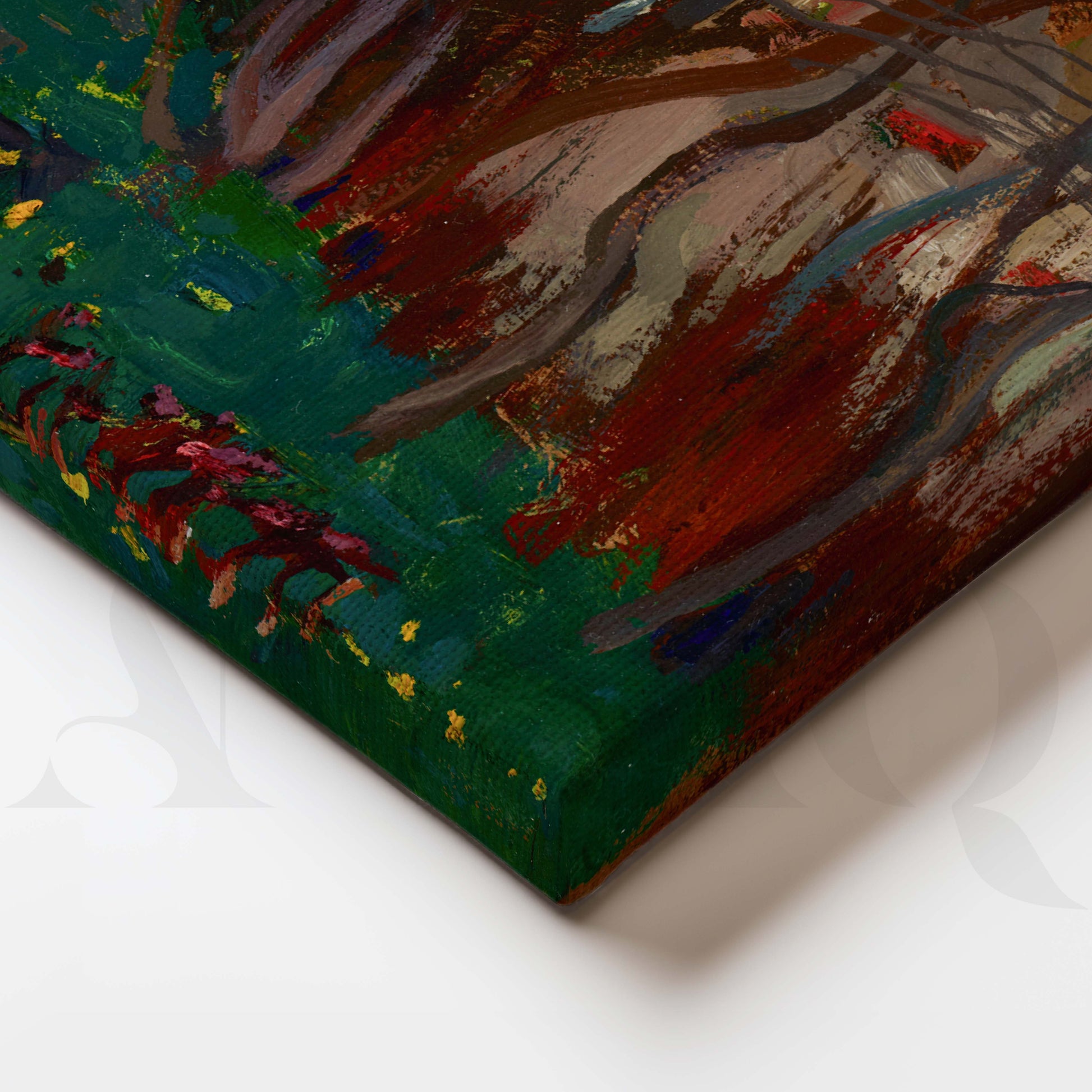 Forest Landscape Canvas Artwork for Living Room