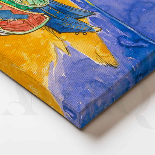Van Gogh Fishing Boats Canvas Artwork