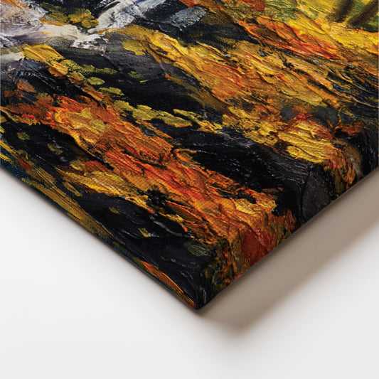 Cascading Bliss Canvas Wall Painting