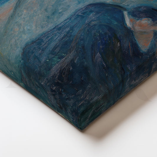 The Kiss by the Window (Edvard Munch) Canvas Painting for Bedroom or Reading Nook