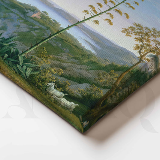 Classical Coastal Landscape Canvas Artwork