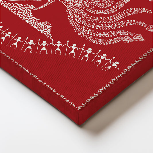 Capturing Tradition Canvas Wall Painting