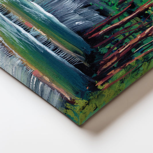 Tranquil Oasis Canvas Wall Painting
