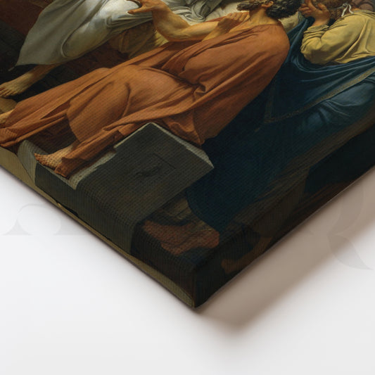 The Death of Socrates Canvas Wall Painting