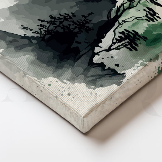 Majestic Silhouette Canvas Wall Painting
