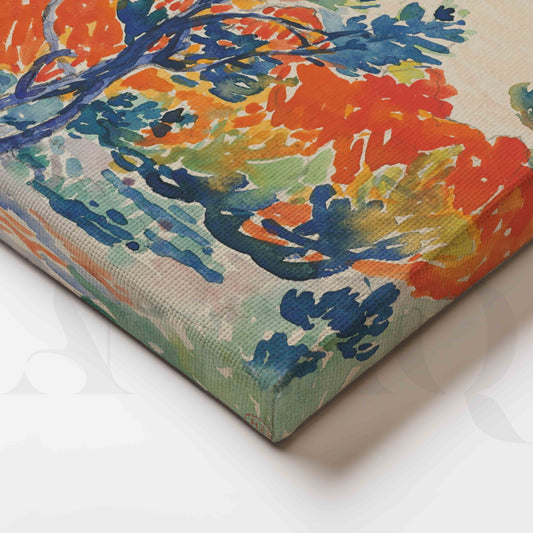 Mediterranean Pines Canvas Artwork