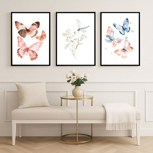Pastel Flutter Garden Gallery Walls