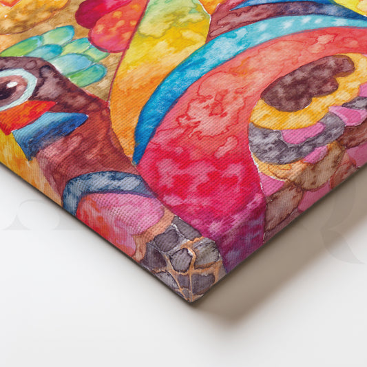 Songbird Serenade Canvas Wall Painting