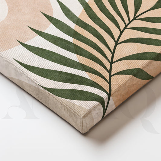 Modern Botanical Abstract Harmony Gallery Wall – Set of 3 Contemporary Artworks - 18 x 24 Inches for Office/Study Room
