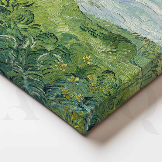 Pastoral Green Landscape Gallery Wall Artwork Set of 2