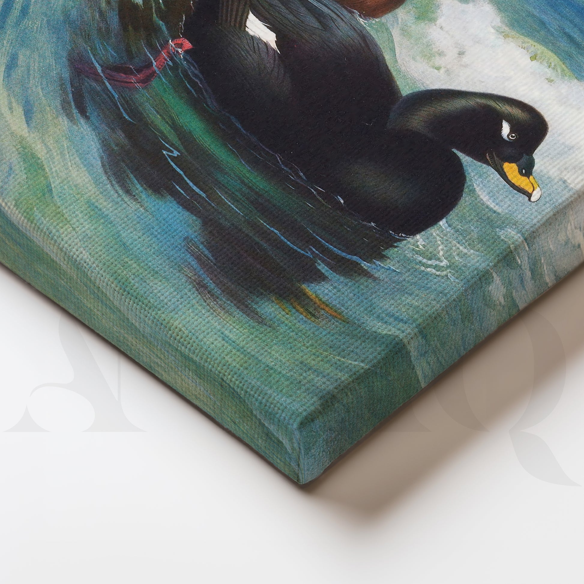 Coastal Waterfowl Seascape Gallery Wall – Set of 3 Marine Artworks - 18 x 24 Inches for Living Room