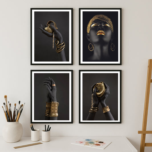 Golden Grace Gallery Walls