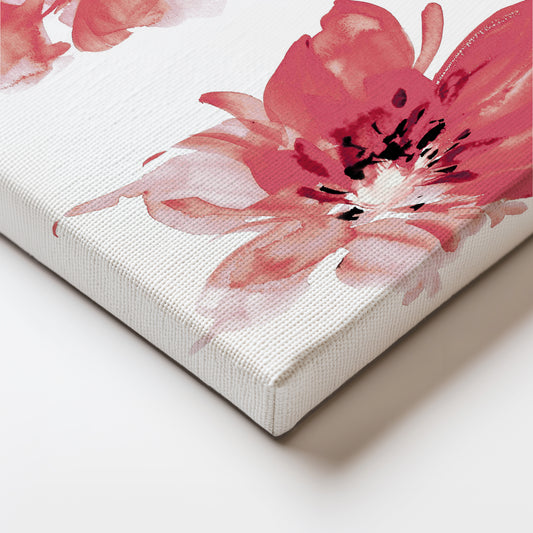 Vibrant Petunias Canvas Wall Painting