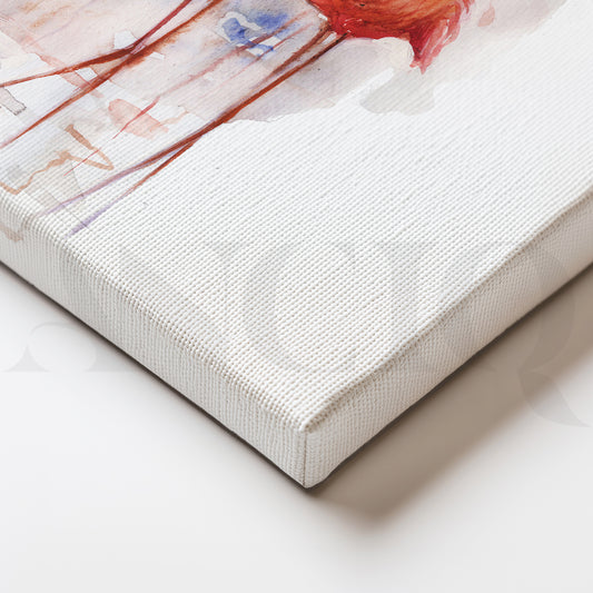 Flamingo Fantasy Canvas Wall Painting