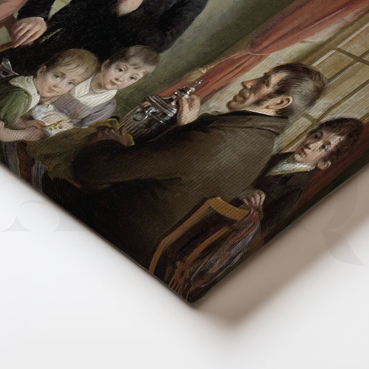 Portrait of the Family of Adrianus Bonebakker Canvas Wall Painting