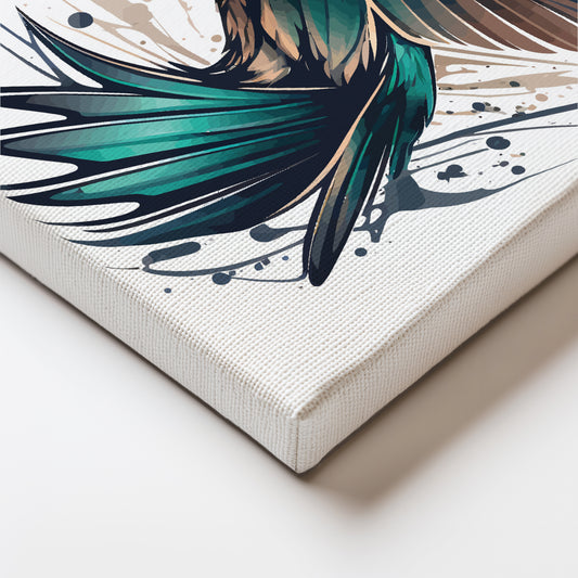 Purely Poised Canvas Wall Painting