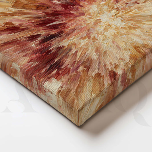 Warm Bloom Abstract Gallery Wall Set of 2