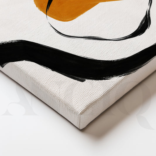 Contemporary Stroke Harmony Gallery Wall – Set of 3 Abstract Line Artworks - 18 x 24 Inches