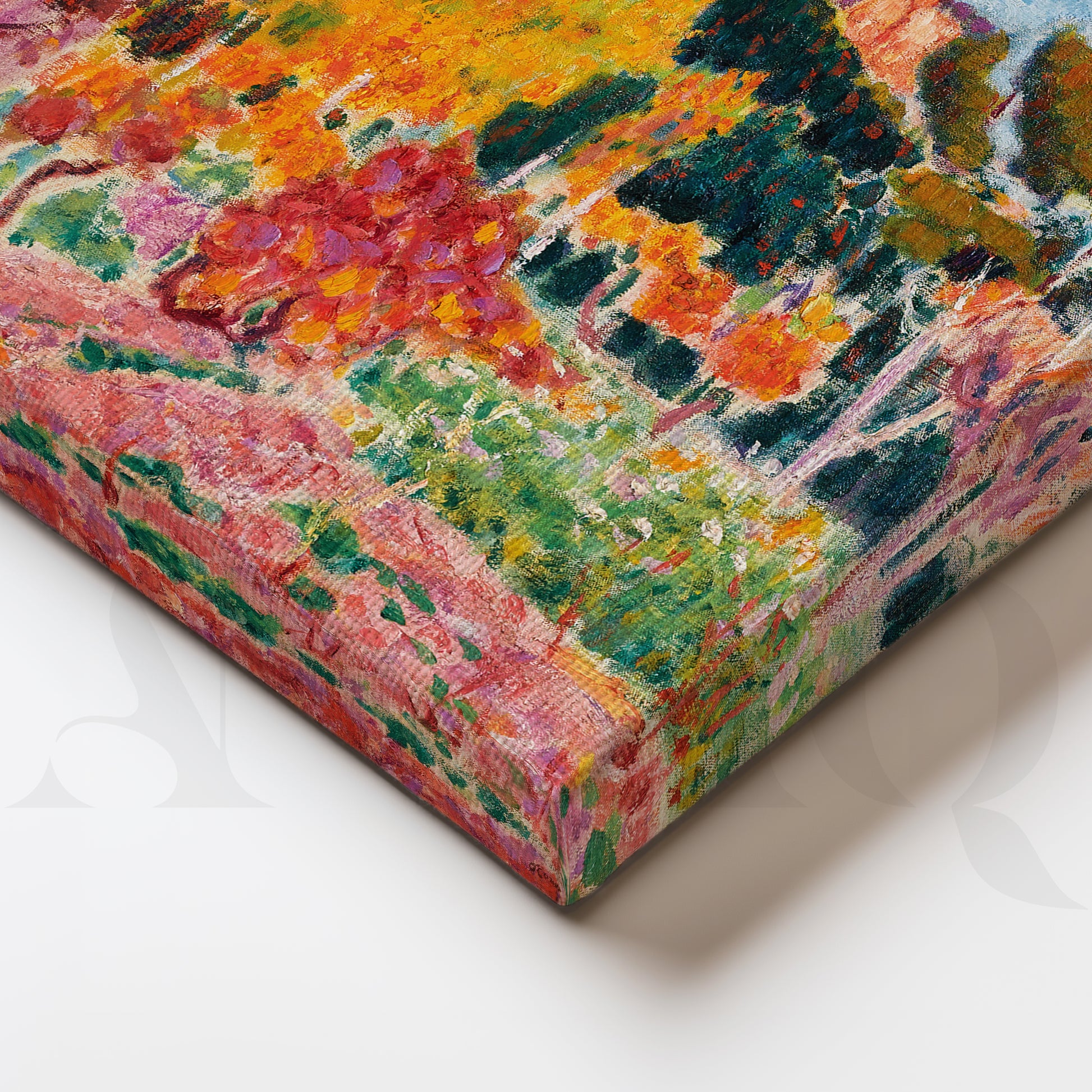 Vibrant Impressionist Countryside Gallery Wall – Set of 3 Vibrant Artworks - 18 x 24 Inches for Living Room