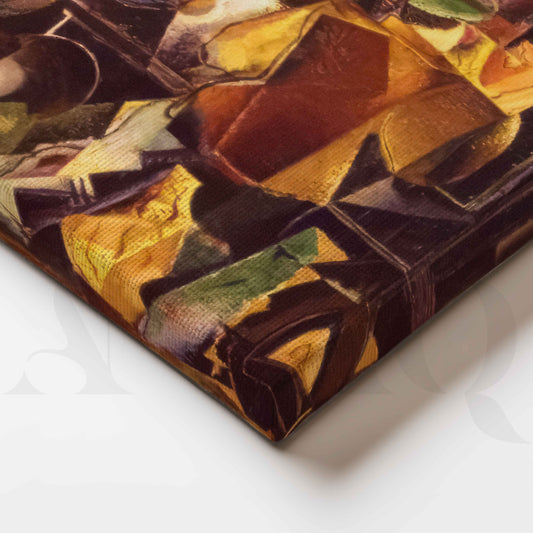 Cubist Abstract Still Life Canvas Artwork