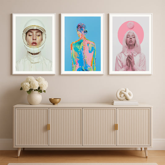 Pastel Pop Gallery Walls