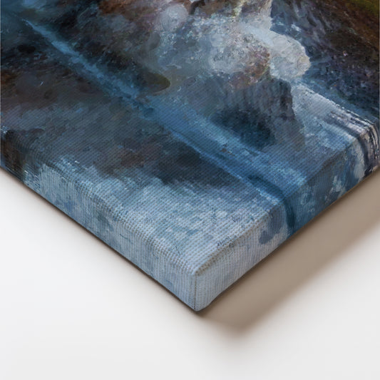 Aquatic Symphony Canvas Wall Painting