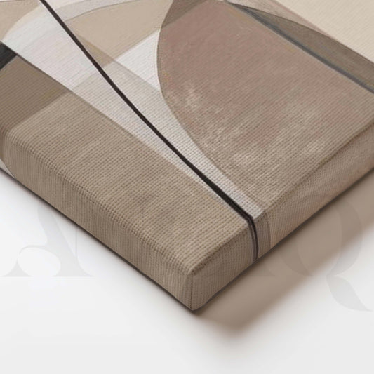 Neutral Geometric Abstract Gallery Wall Set of 3 - 18 x 24 Inches