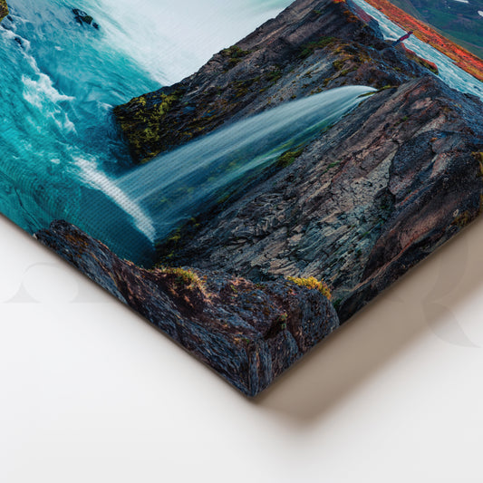 Mystic Waterfalls Canvas Wall Painting