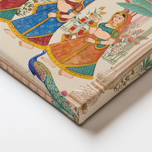 Graceful Harmony - Cultural Celebration Canvas Print