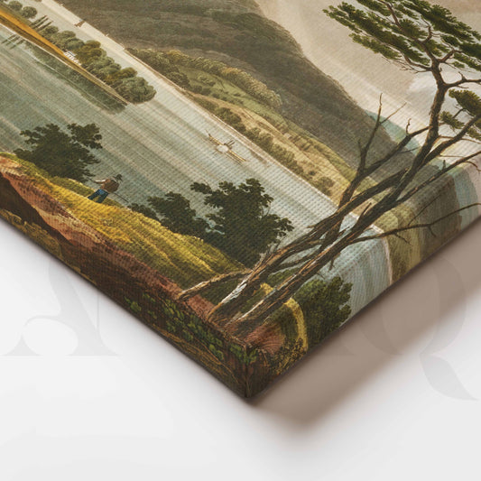 Classical Lake Valley Canvas Artwork