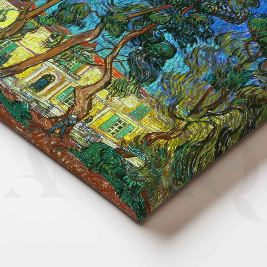 Van Gogh Garden Landscape Canvas Artwork