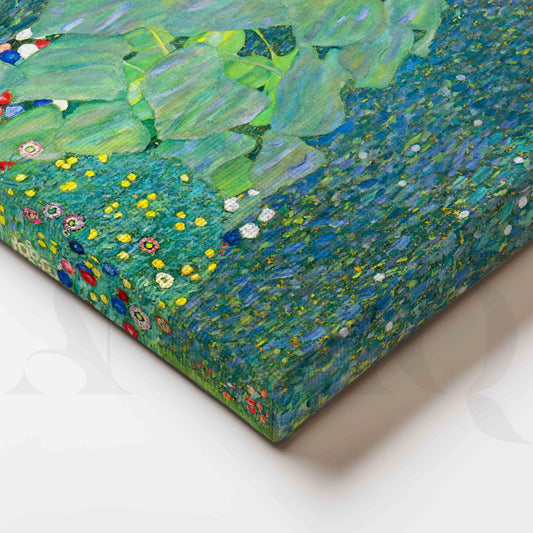 Gustav Klimt Sunflower Garden Canvas Artwork