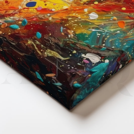 Modern Colorful Abstract Canvas wall Artwork