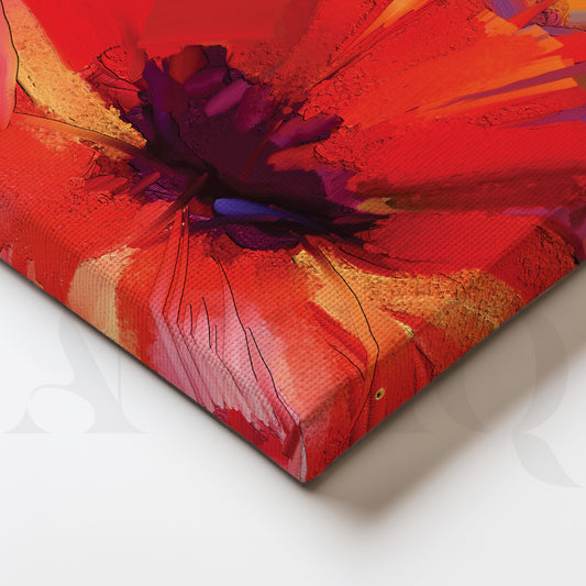 Graceful Orchids Canvas Wall Painting
