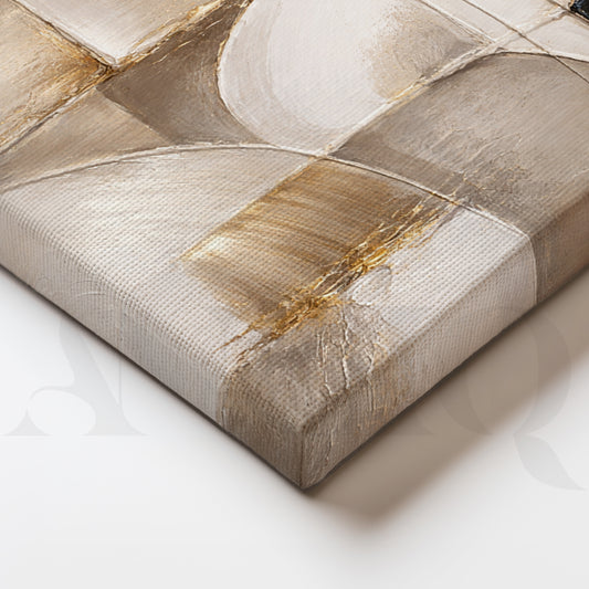 Earthy Textured Abstraction Gallery Wall – Set of 3 Contemporary Artworks - 18 x 24 Inches for Living Room