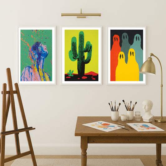 Neon Desert Pop Gallery Walls