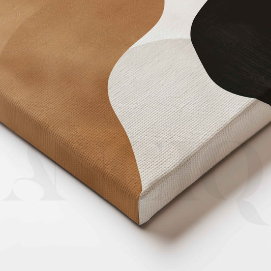 Neutral Abstract Forms Gallery Wall Set of 4