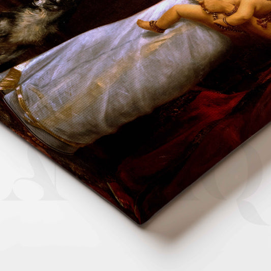 Raja Ravi Varma’s There Comes Papa Canvas Artwork