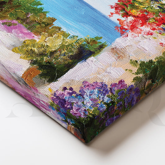 European Countryside Canvas Artwork (Ready to Ship)