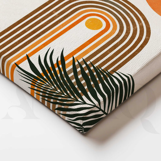 Boho Sun Arch Gallery Wall Canvas Set of 3 - 18 x 24 Inches
