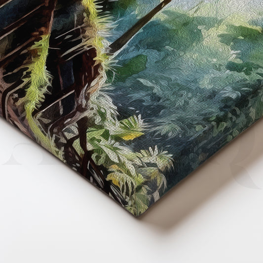 Enveloping Calm Canvas Wall Painting