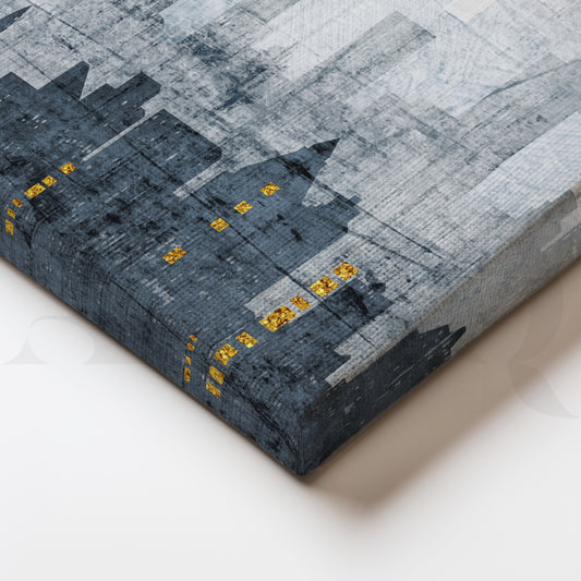 Architectural Aviary Canvas Wall Painting