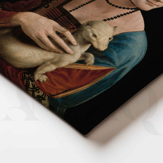 Renaissance Lady Portrait Canvas Artwork