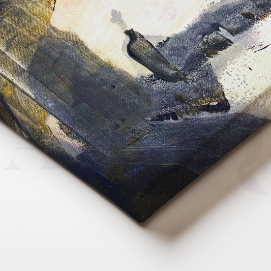 The Girl Within the Canvas Canvas Wall Painting