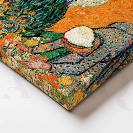 Van Gogh Garden Figures Canvas Artwork
