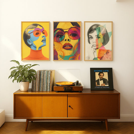 Bold Portrait Gallery Walls