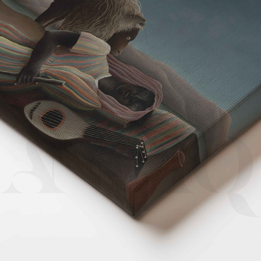 The Sleeping Gypsy Surrealist Canvas Artwork