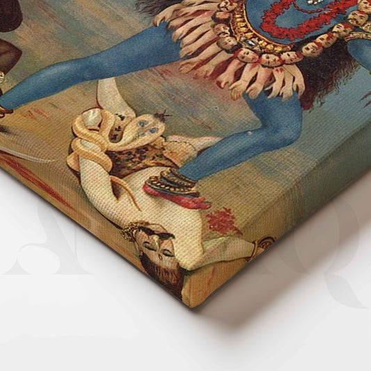Goddess Kali by Raja Ravi Varma Canvas Artwork