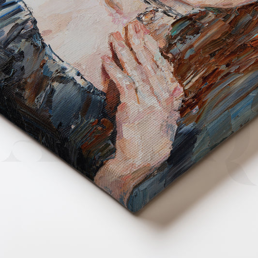 The Enigma of a Girl Canvas Wall Painting