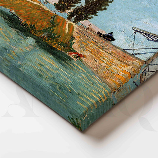 Riverside Bridge Landscape Gallery Wall Artwork Set of 2